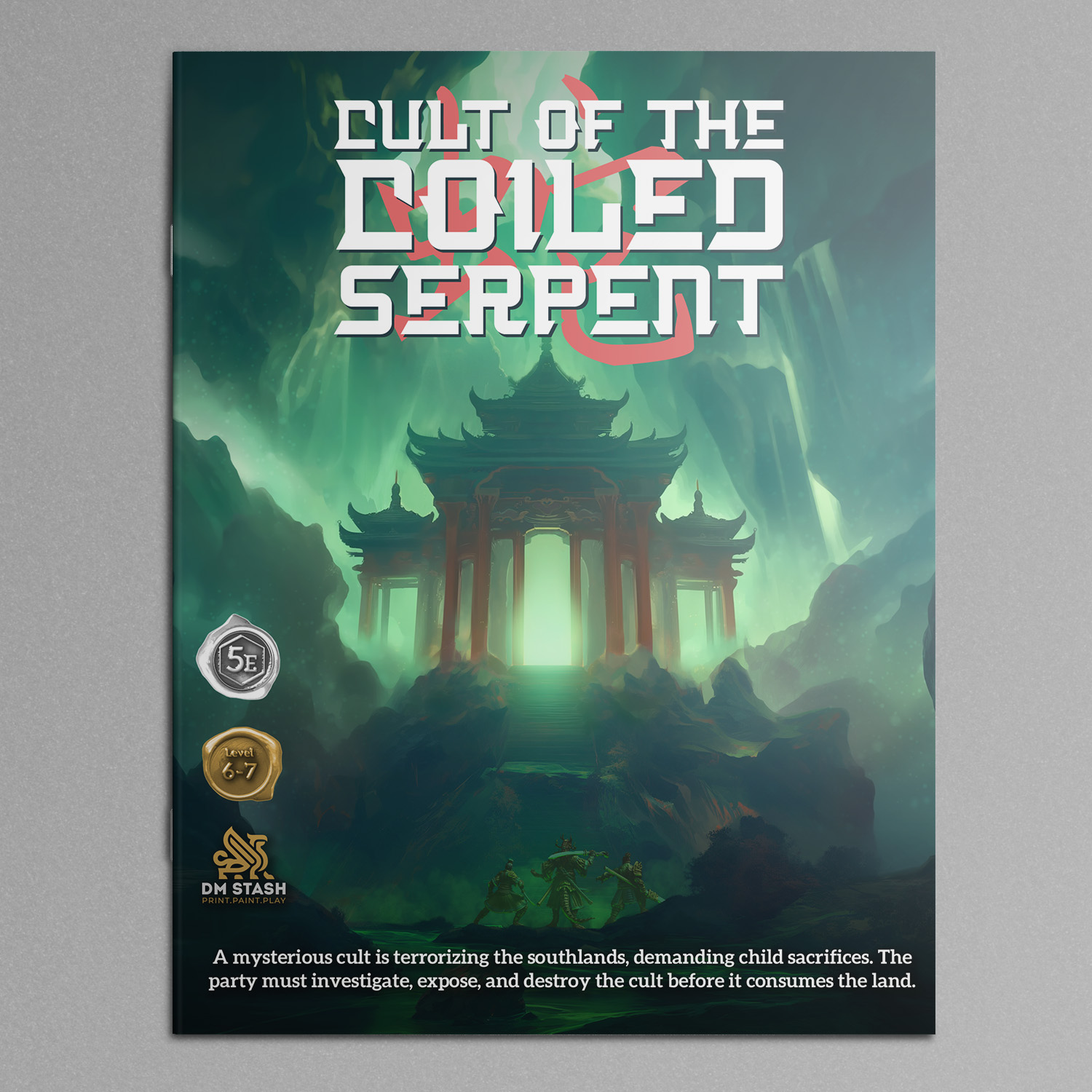 DM Stash December '24 5E Campaign - Cult of the Coiled Serpent